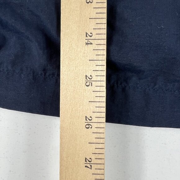 VTG Nautica Challenge Jacket Medium Blue Faded 1/4 Zip Pullover Windbreaker - Picture 14 of 16